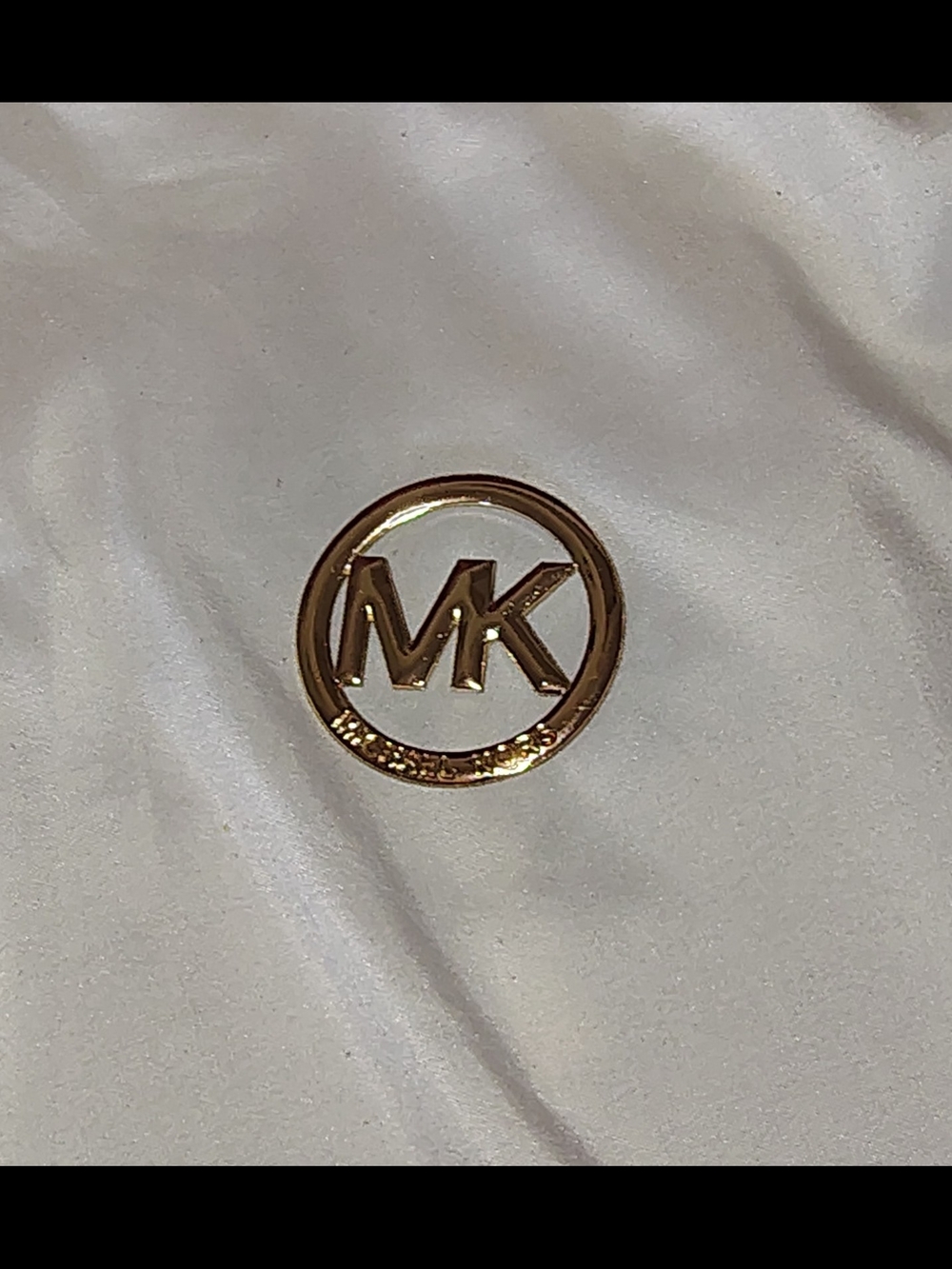 2" Michael Kors Gold Tone MK Purse/Key Chain Charm